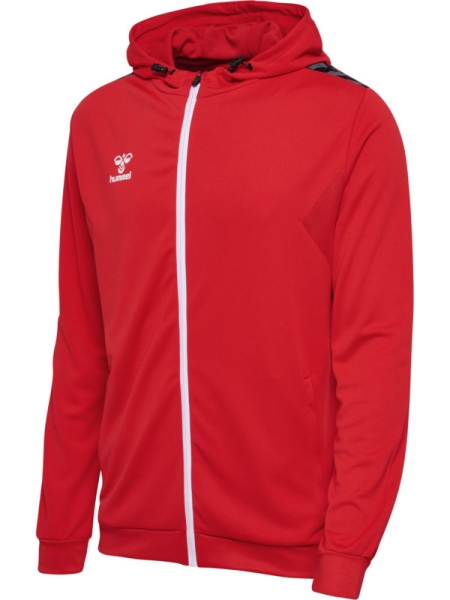 Hummel Authentic Zip Hoodie - True red